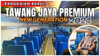 KERETA EKONOMI NEW GENERATION‼️ Trip KA Tawang Jaya Premium Jakarta - Semarang Rangkaian Baru 2024