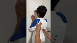 Back to back drawing game |Drawing on my back