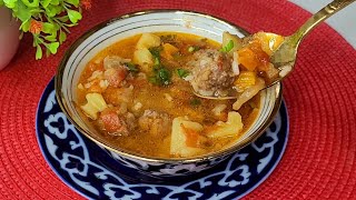 Такой вкусный суп покорил миллион сердец. Мастава с фрикадельками/минимум подавать каждый день‼