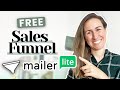 How To Create a Sales Funnel for Free - Mailerlite