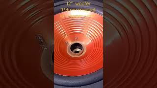 12 inch woofer copper cone 134mm magnet - SurenGP89 #surengp89 #woofer #speaker #sounds #shorts