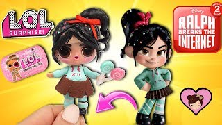 DIY Custom LOL Surprise Doll Vanellope - Ralph Breaks the Internet Movie