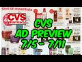 CVS AD PREVIEW 7/5 - 7/11 | MONEYMAKER MAKEUP, SPEND $30 GET $10 DEAL!