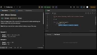Move Zeroes LeetCode Problem | Easy Two-Pointer Technique.