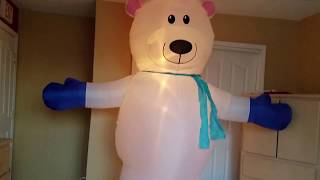 Gemmy 2016 10ft Airblown inflatable Polar Bear