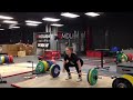 107kg 235lb clean double