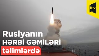 Rusiyanın hərbi gəmiləri Vostok 2022 birgə təlimlərində