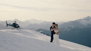 Vancouver Wedding Video | Coast Mountain Helicopter Wedding