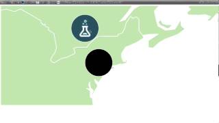 Using d3 javascript to make interactive map of coding bootcamps in North America
