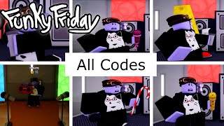 Funky Friday All Codes! (Animations, Points, Microphones) | Roblox