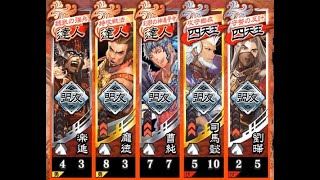 三国志大戦騎馬単司馬懿(攻守自在)vs 屍越5枚デッキ (十四陣昇格戰)