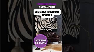 Animal print : Zebra Decor Inspiration #interiordecor