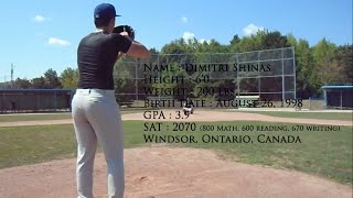 Dimitri Shinas RHP 90mph Bullpen 17 years old (Radar Gun Verification)