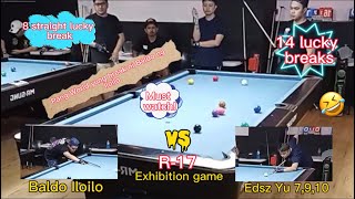 Baldo Iloilo vs Edsz Yu | race-17 | 13 golden break | must watch!!!