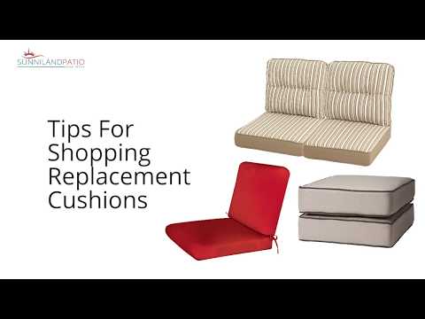 Can you buy replacement cushions for outdoor furniture?
