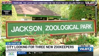 Jackson is looking for three new zookeepers. See how much they make