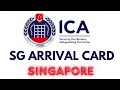 How to fill SG arrival card for Singapore || Crew sg arrival card