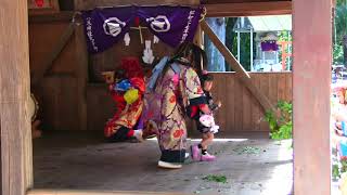 小池原八坂神社秋季例祭　小池原神楽・子供神楽『柴曳』