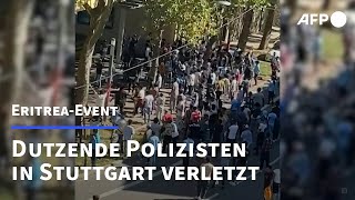Eritrea-Event in Stuttgart: 31 Polizisten verletzt | AFP