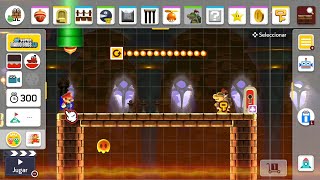 SUPER MARIO MAKER 2 / Editor de niveles de Nintendo Switch | El castillo de Bows