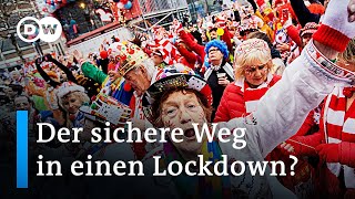 50.000 Neuinfektionen: Zwischen Karneval, Kontaktsperren und Quarantäne | DW Nachrichten