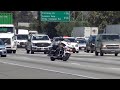 CHP Motor Unit Conducting a Traffic Break