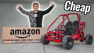 Testing Cheap Amazon Go Kart!! (It gets Destroyed)