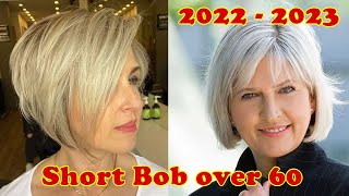 Haircuts for Older Women : 15 New Short Bob Hairstyles for Women Over 60 in 2022 - 2023