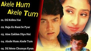 Akele Hum Akele Tum Movie All Songs~Aamir Khan~Manisha Koirala~MUSICAL WORLD