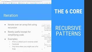 The 6 Core Recursive Patterns for Interviewing