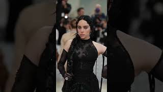 #BillieEilish heats up the #MetGala red carpet in sheer black gown #shorts | Page Six