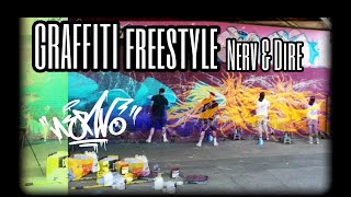 GRAFFITI freestyle - Nerv and Dire 2022.