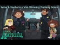 Anne & Sasha In a Van Showing Training Scene | Amphibia (S3 EP17)