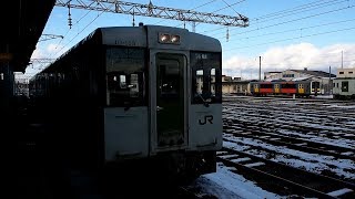 2018/01/04 磐越東線 キハ111-105 \u0026 キハ112-105 郡山駅 \u0026 いわき駅