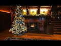 fireplace from the watson curtze mansion in erie pa with holiday music.