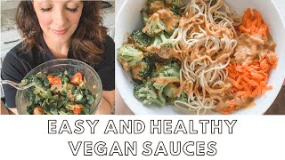 3 DELICIOUS OIL FREE SAUCES  THAT ARE VEGAN AND GLUTEN FREE