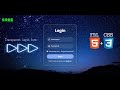 Sleek Transparent Login Form : HTML & CSS  #code #css #html