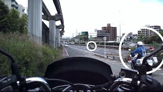 PCX（KF30）・白バイさんが, 軽さんを, 捕まえる瞬間！～～～