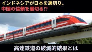 【海外の反応】中国がインドネシアを見放す⁉日本を裏切ったインドネシアの高速鉄道が引き起こした大問題！