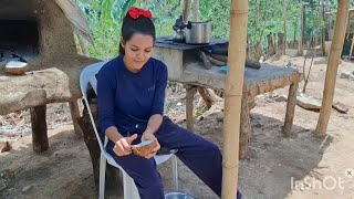 2 dia com a gente,colhi as primeiras laranja pra fazer bolo,pudim na boca do fogão a lenha+almoço