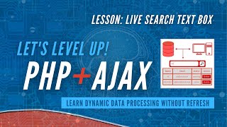 Live Search || Dynamic Data Processing || PHP and Ajax Tutorial