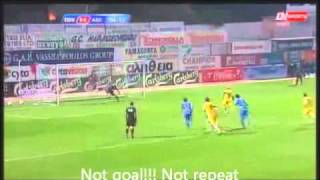 Funny Referee Decision - AEL vs ALL - Goal Penalty no repeat  CYPRUS