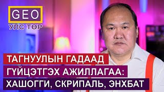 ТАГНУУЛЫН ГАДААД УЛС ДАХЬ ГҮЙЦЭТГЭХ АЖИЛЛАГАА: ХАШОГГИ, СКРИПАЛЬ, ЭНХБАТ