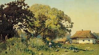 Украинские хаты на картинах. Ukrainian huts in paintings