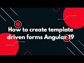 #84 🌟 Angular FormsModule Explained: Setting Up Template-Driven Forms 🎯