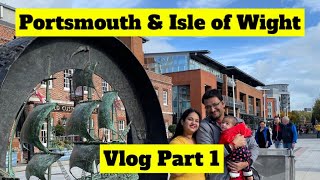Portsmouth & Isle of Wight | Day trip from London | Weekend Getaway | UK Couple Travel Vlog​