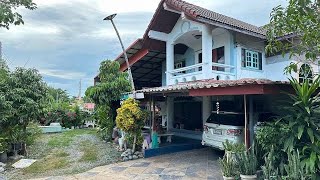 บ้านสวน 2 ชั้น พร้อมที่ดิน 1ไร่  ใกล้เมือง ⛳️บรรยากาศทุ่งนา ลมเย็นสบายบ้านหันหน้าทางทิศใต้