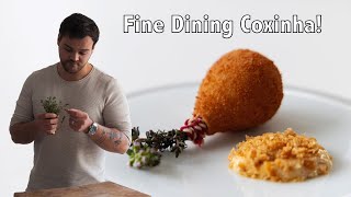 Brazilian Coxinha My Way! Fine Dining Chicken Bite With Tapioca | Michelin Cooki