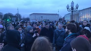 У Росії почалися протести проти війни в Україні