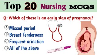 Most Repeated Pregnancy MCQs | Must-Know Questions for Nursing \u0026 Medical Exams